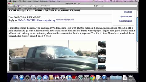 Duncan Ford Pickup Bed Trailer. . Craigslist in lawton